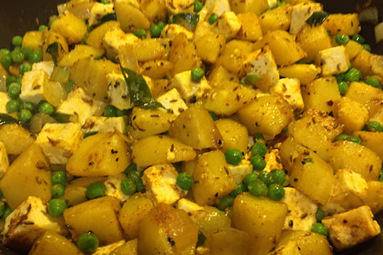 Goan Yellow Potato Bhaji