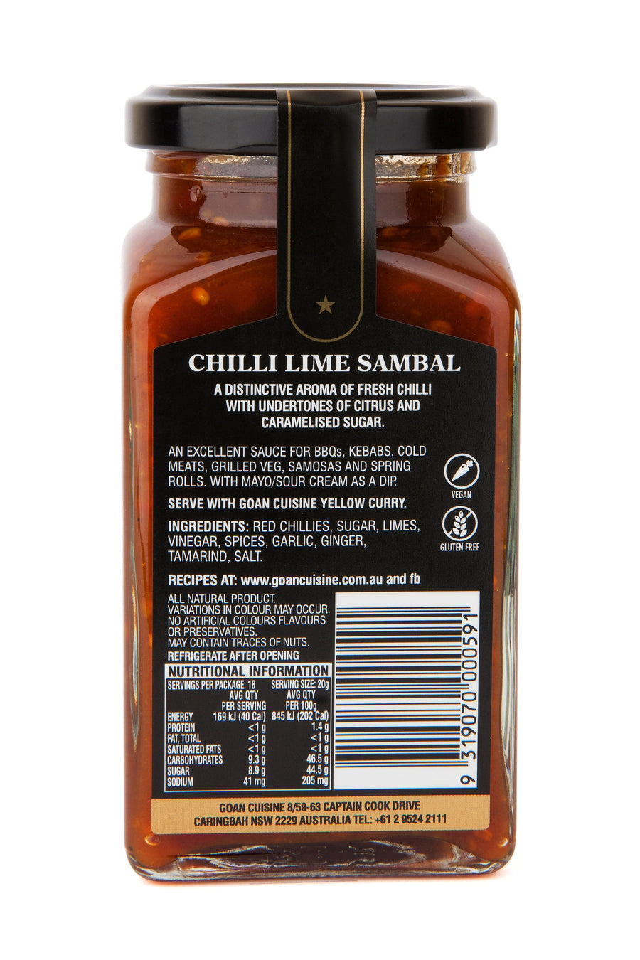 Goan Cuisine Goan Cuisine Brand Chilli Lime Sambal 360g