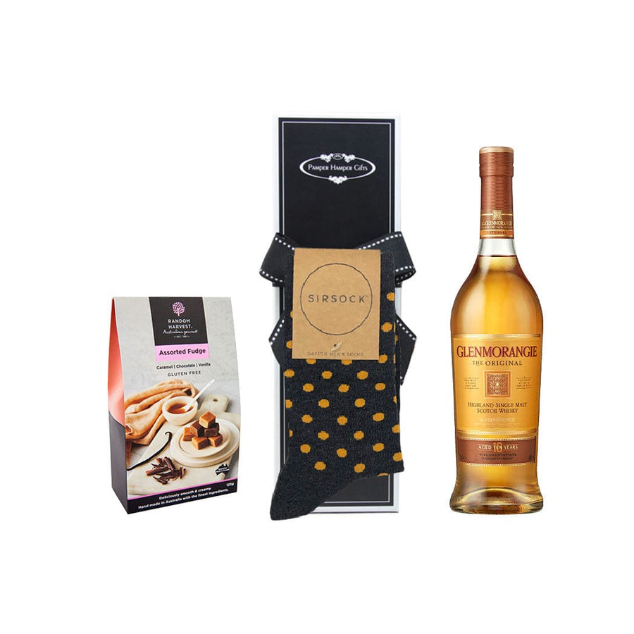 Random Harvest Whisky Glenmorangie & Socks Men's Hamper
