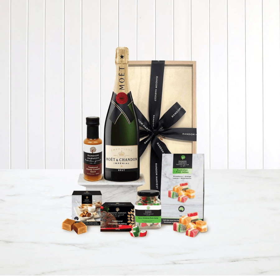 Random Harvest Moët Christmas Indulgence Crate