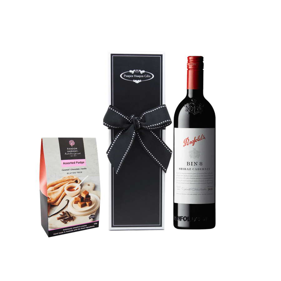 Random Harvest Penfolds Penfolds Bin 8 Shiraz Cabernet Gift Hamper