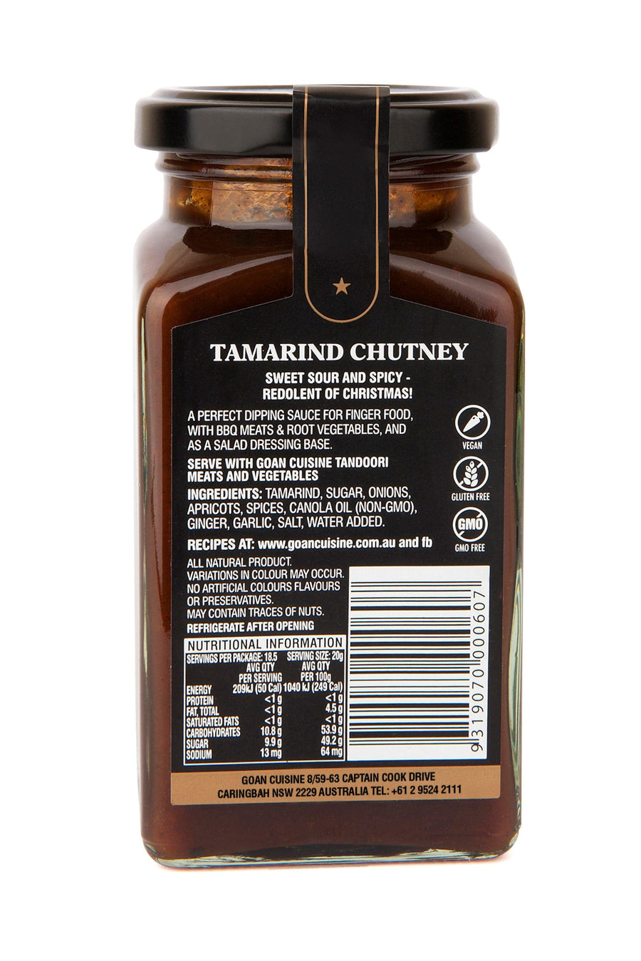 Goan Cuisine Goan Cuisine Brand Tamarind Chutney 370g