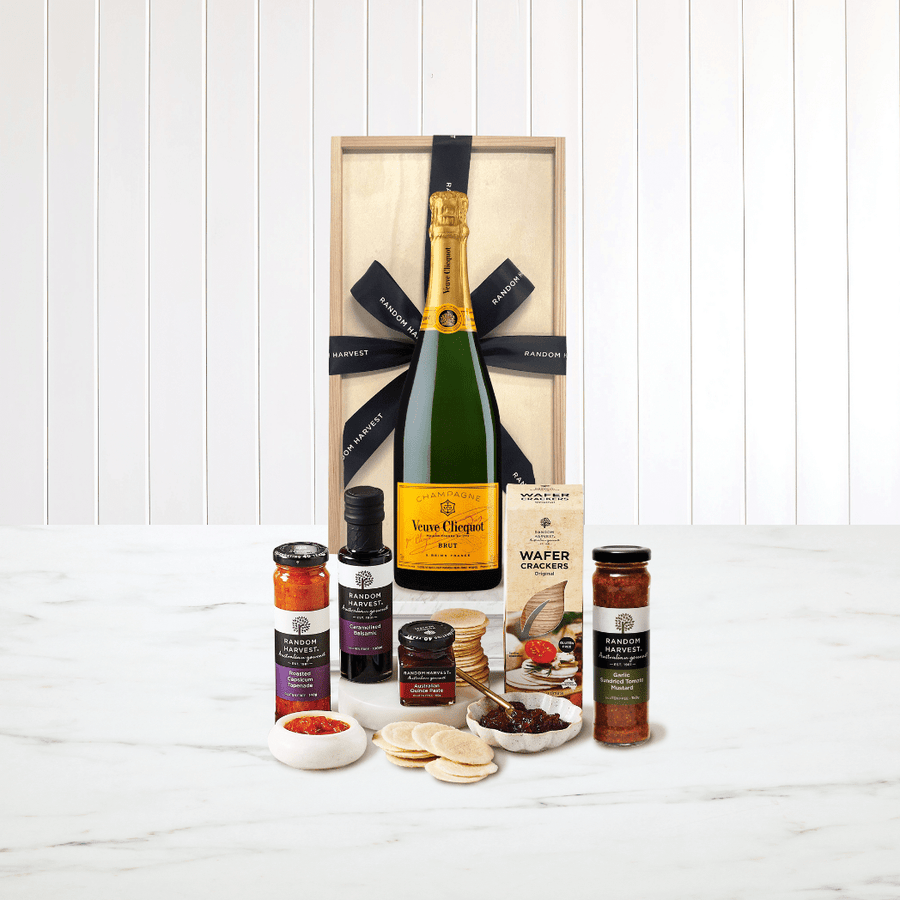 Random Harvest Veuve Cliquot The Veuve Savoury Selection Crate