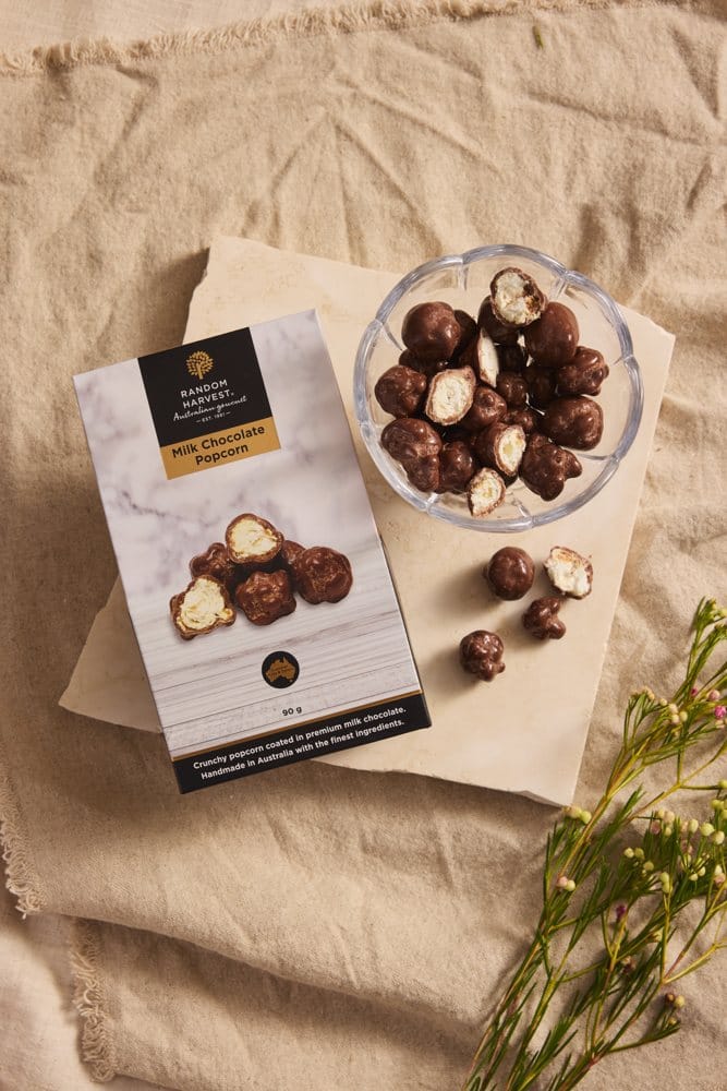 Milk Chocolate Popcorn in Christmas Packaging