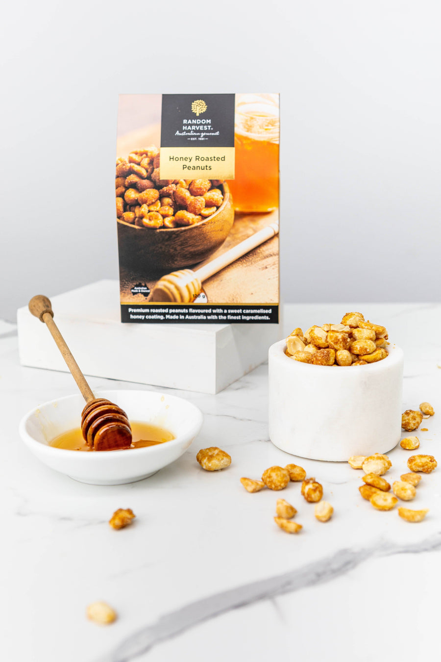 Random Harvest Nuts Honey Roasted Peanuts 120g