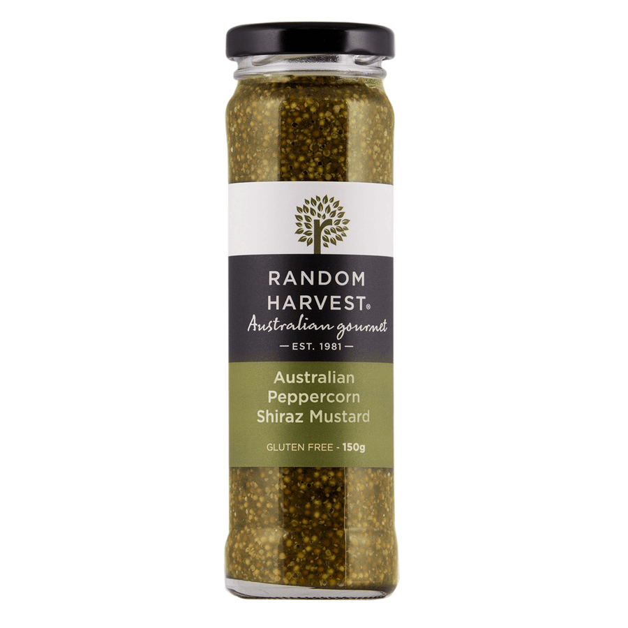 Random Harvest Australian Peppercorn Shiraz Mustard 150g
