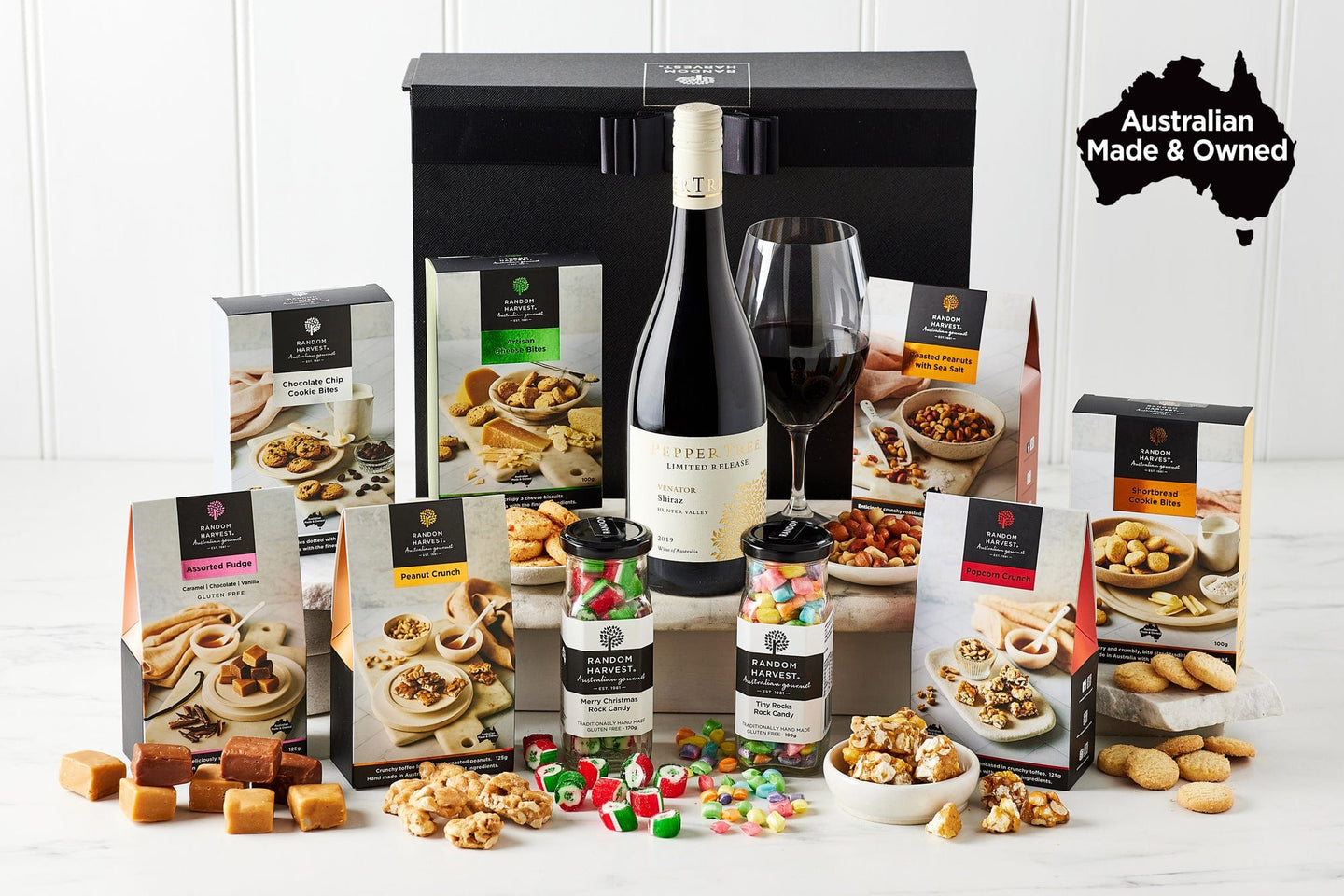 Random Harvest Hampers Red Wine Delights Christmas Hamper