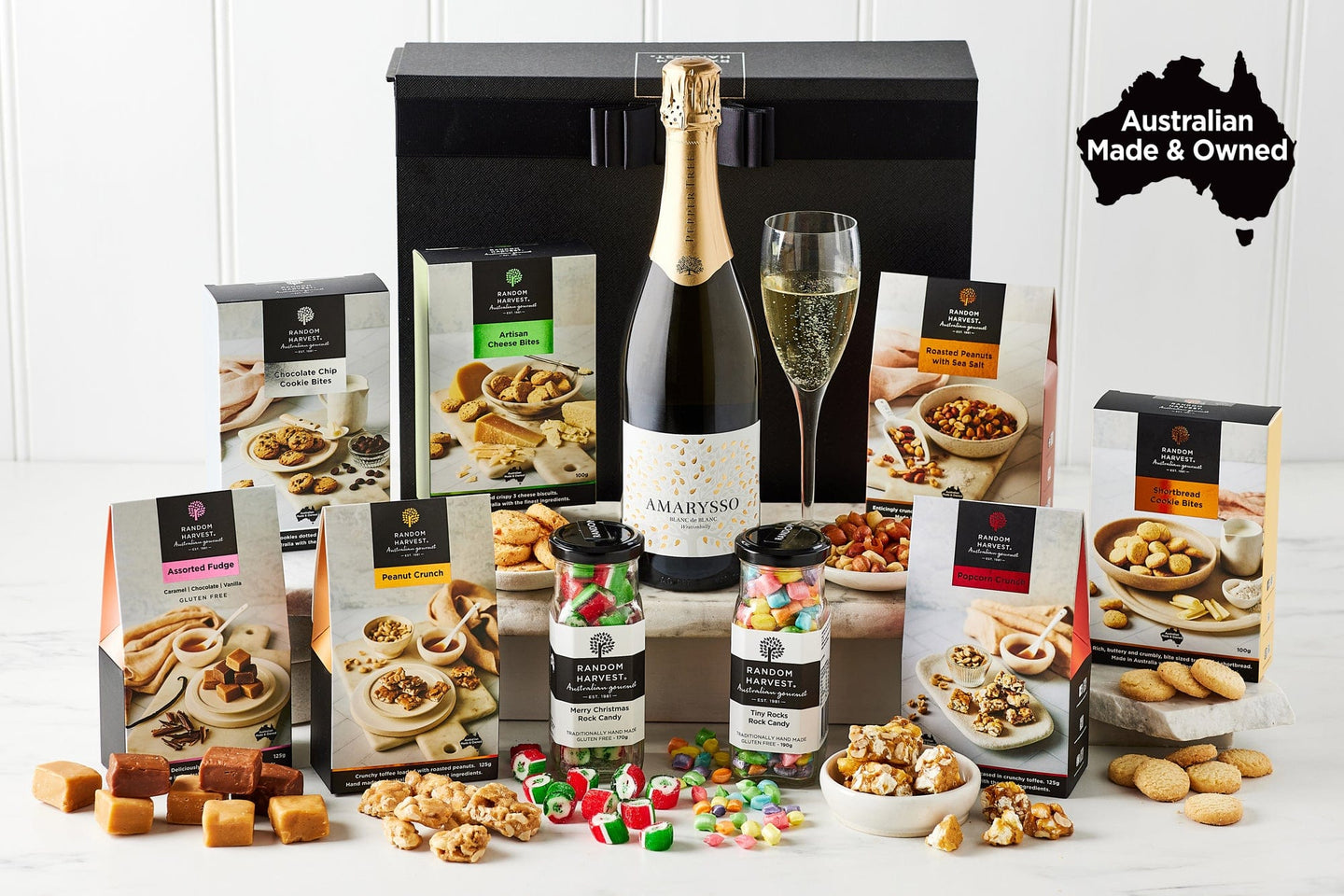 Random Harvest Hampers Sparkling Wine Delights Christmas Hamper