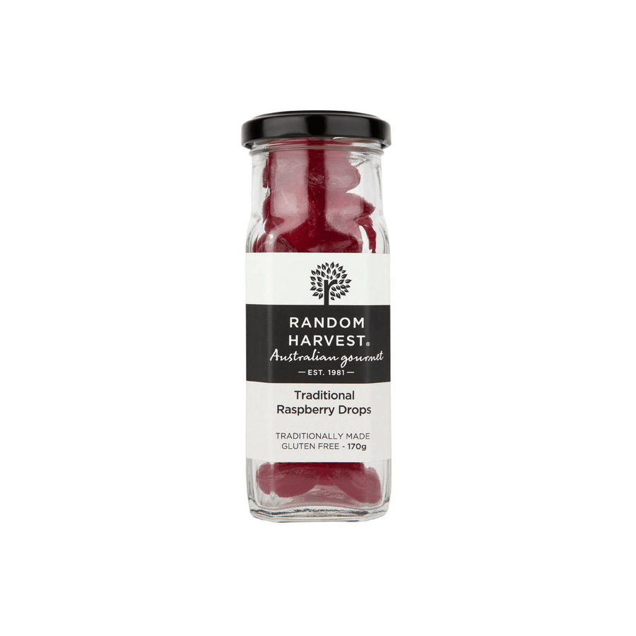 Rock Candy - Traditional Raspberry Drops 170g