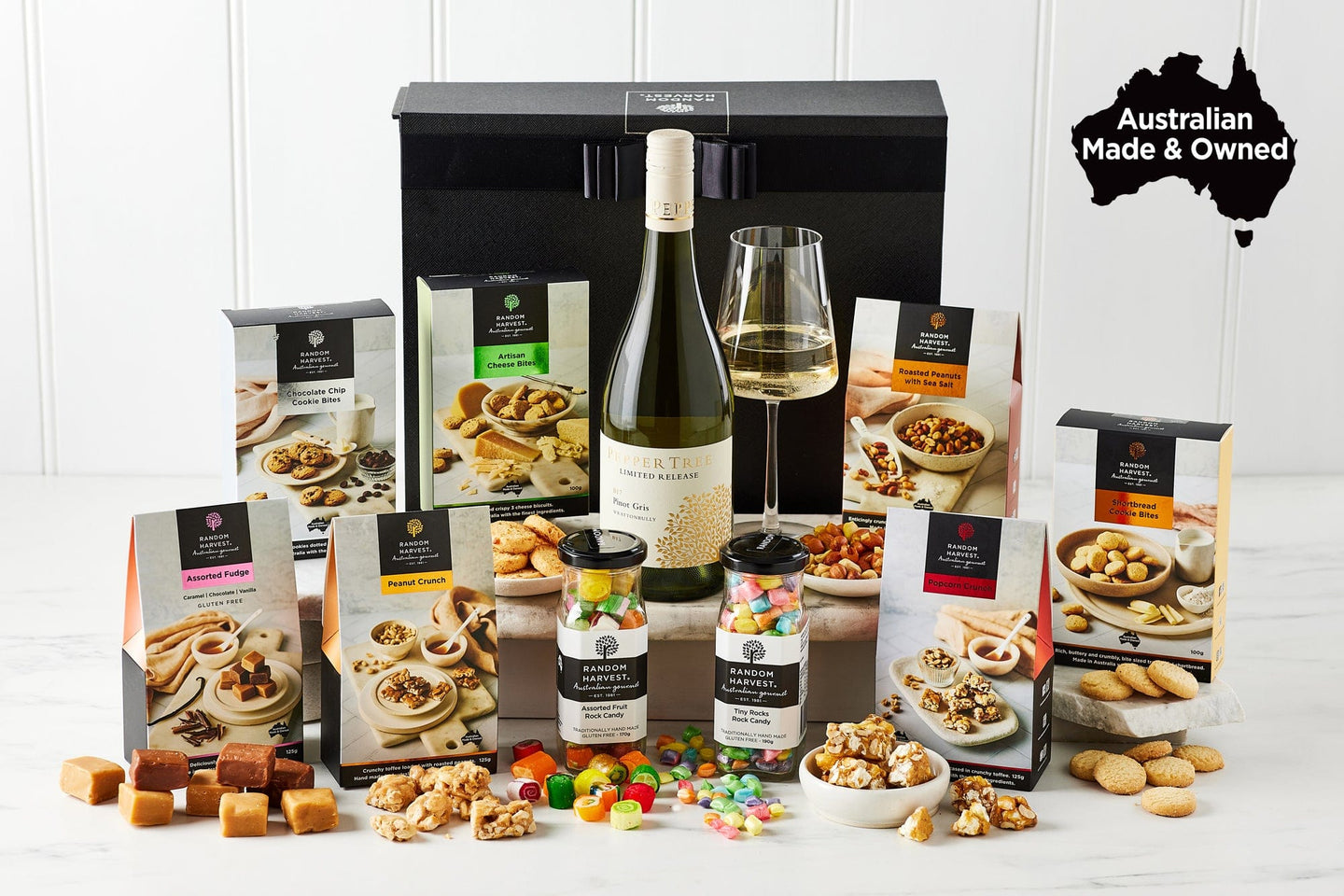 Random Harvest Hampers White Wine Delights Hamper