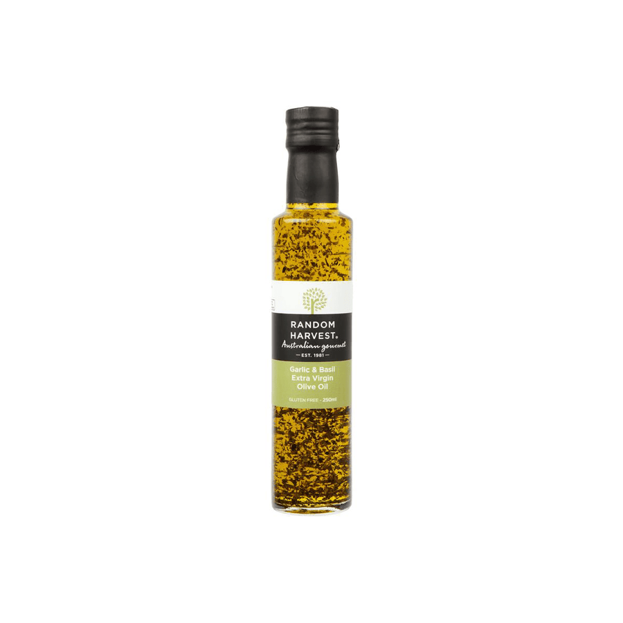 Random Harvest Garlic & Basil Extra Virgin Olive Oil 250ml